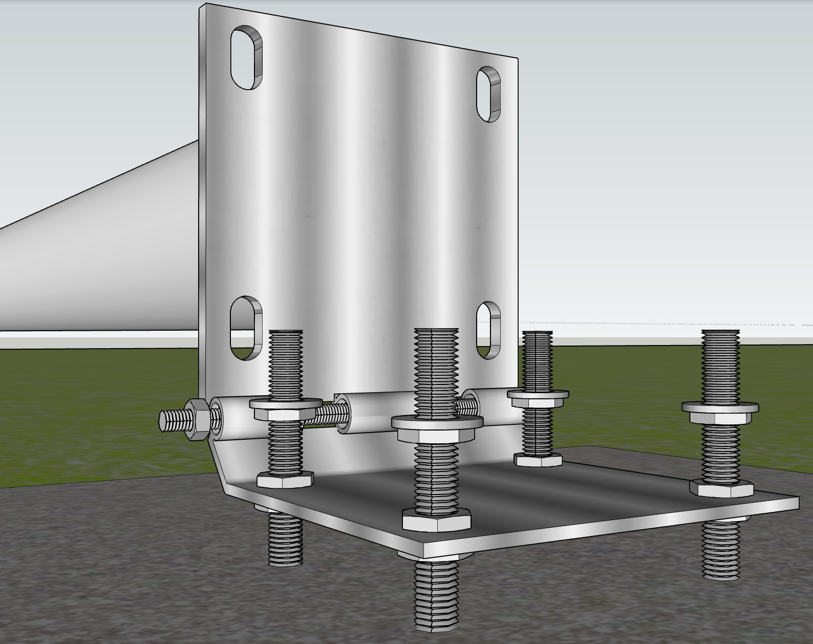 Fabrication de mâts porte-drapeaux sur mesure Pose de support de mât porte-drapeau